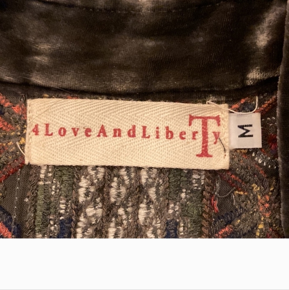 Johnny Was 4 Love & Liberty Anorak Velvet Jacket - Picture 6 of 7